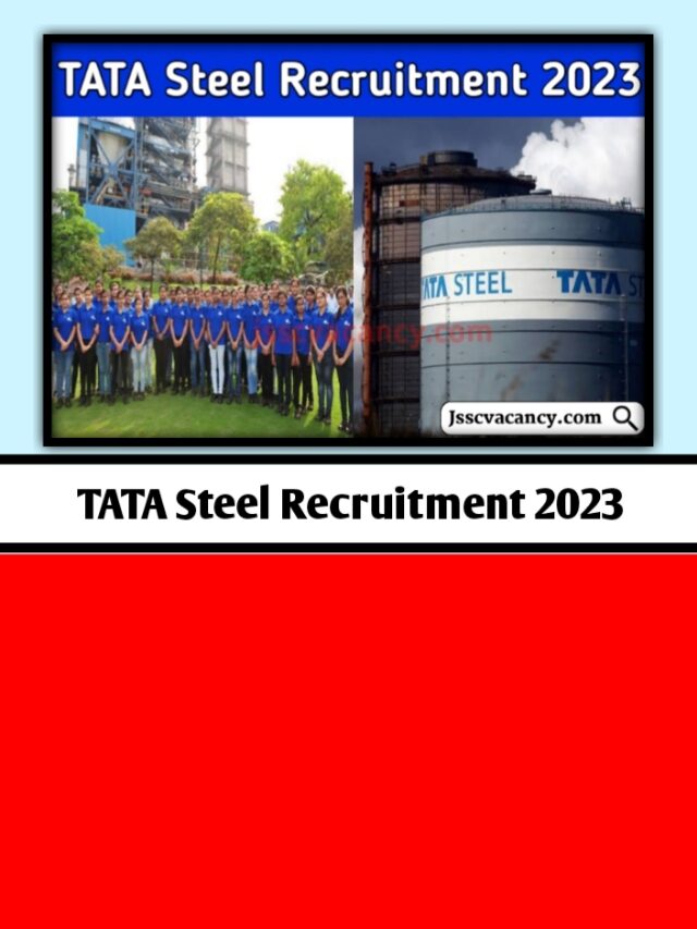 TATA Steel Recruitment 2023 Apply Online Here
