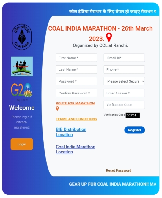CCL Marathon Ranchi
