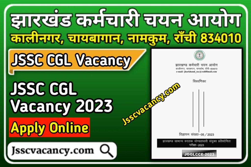 Jharkhand JSSC CGL Vacancy 2023