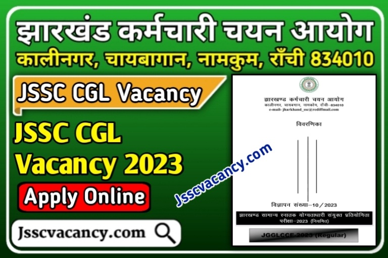 Jharkhand JSSC CGL Vacancy 2023