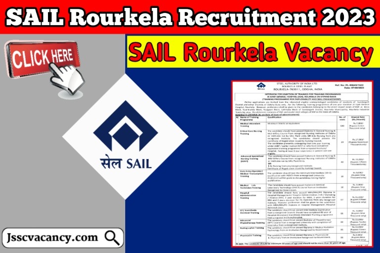 SAIL New Recruitment 2023