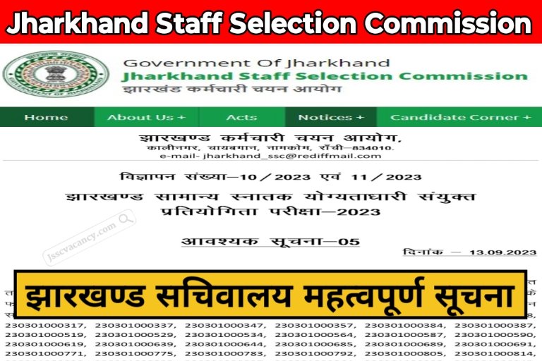 Jharkhand Sachivalaya Language Paper Notice