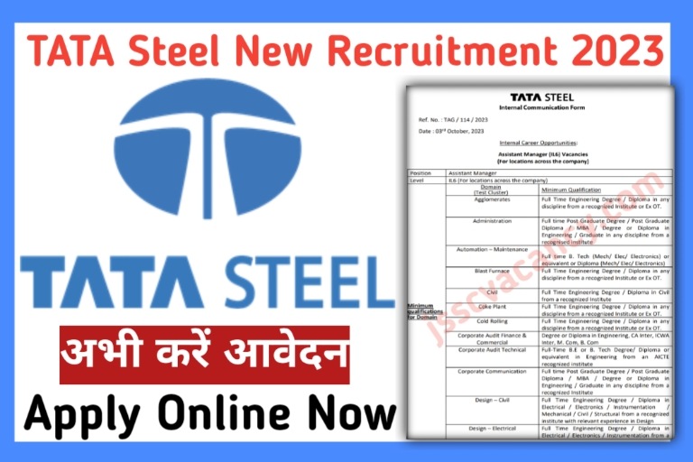 TATA Steel New Recruitment 2023